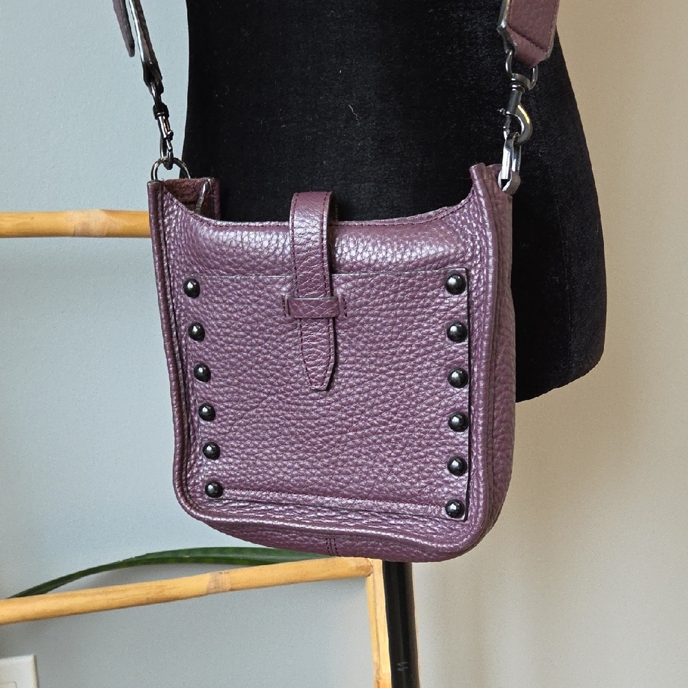Rebecca Minkoff MEAGAN MINI FEED BAG w Studs Crossbody Bag